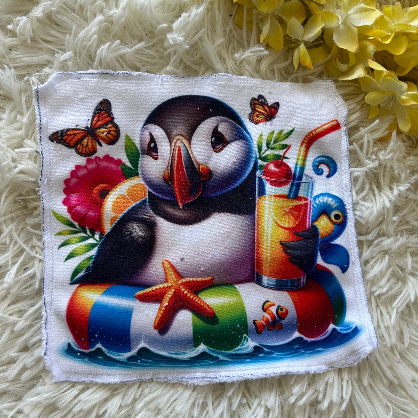 Débarbouillette animaux