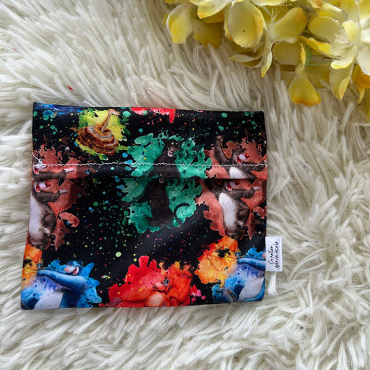 Pochette pour serviette animaux personnage