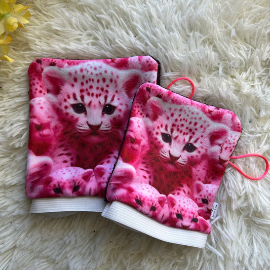 Mitaine de bain leopard