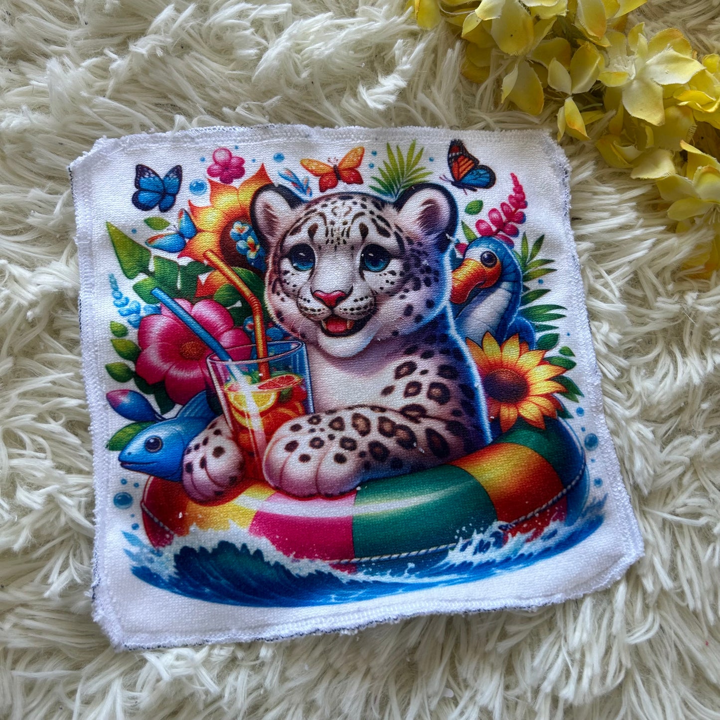 Débarbouillette animaux