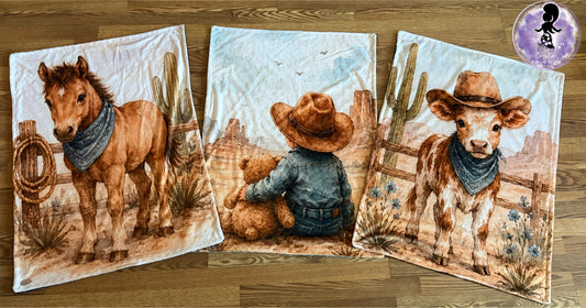 Doudou 30x40 petit cowboy