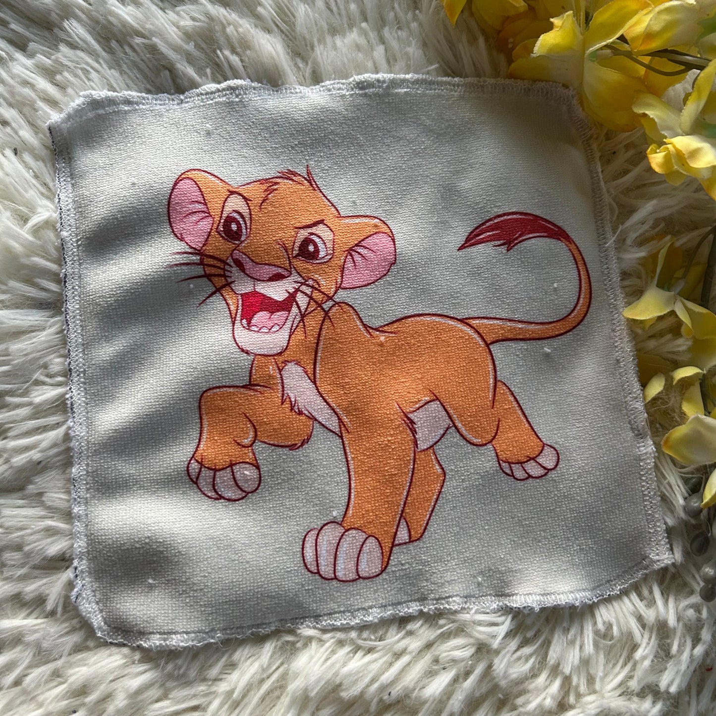 Débarbouillette personnage  ourson