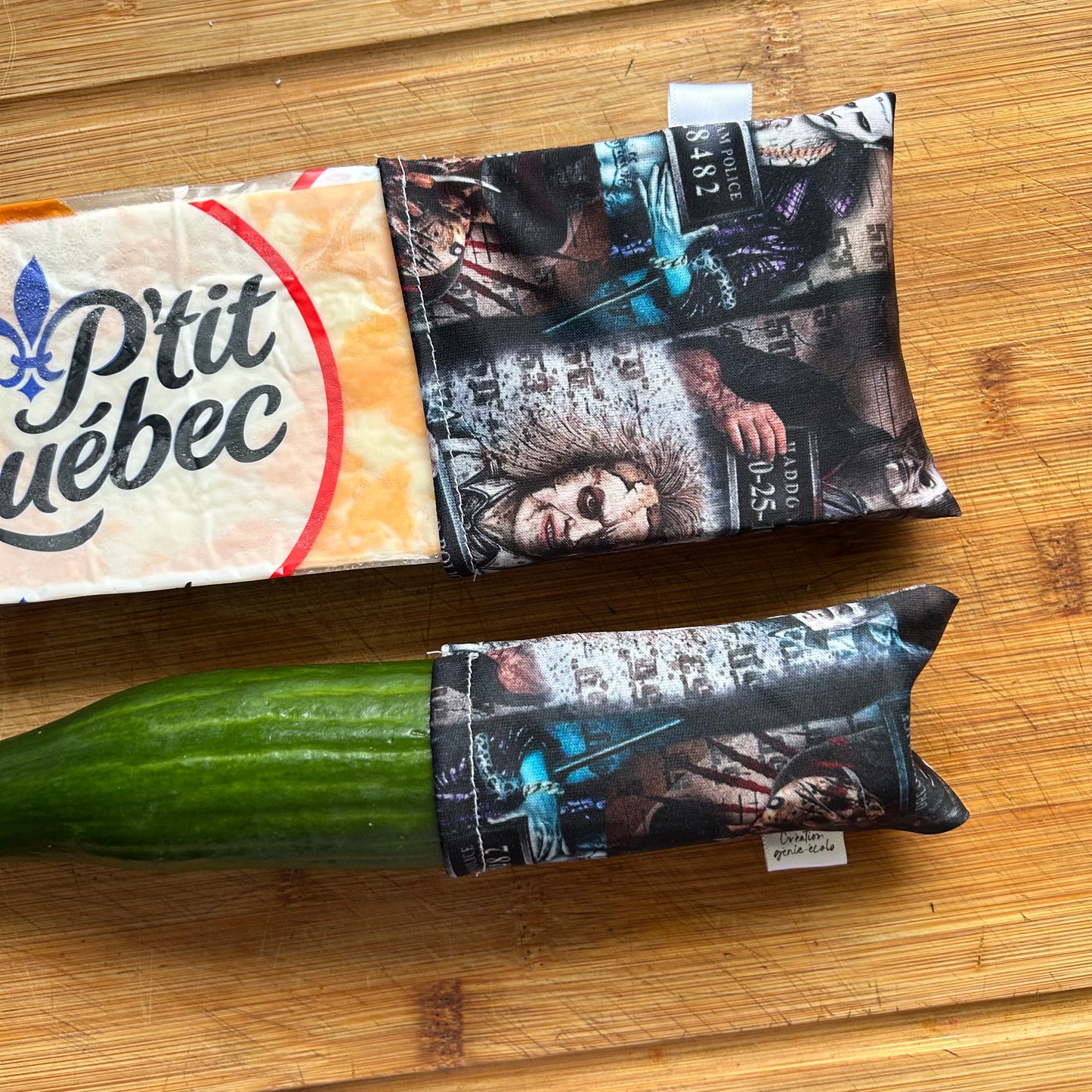 Bout de concombre/ fromage