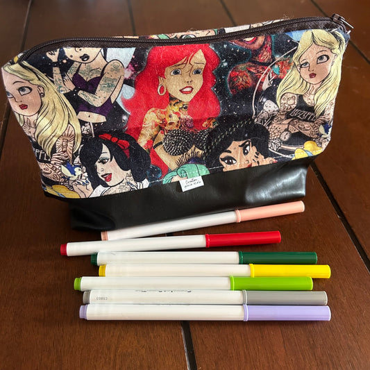 Trousse de crayon / maquillage princesse
