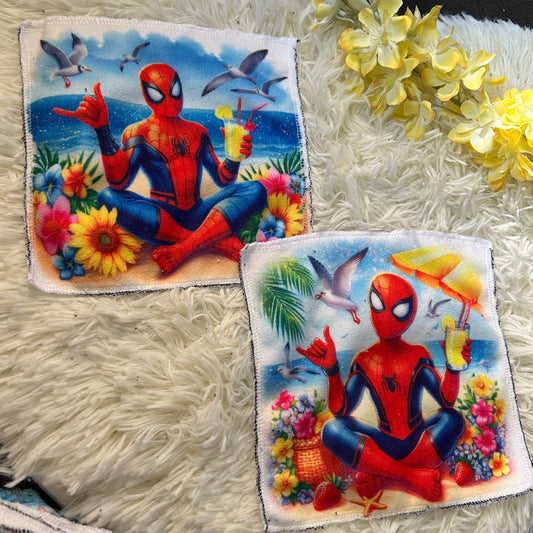 Débarbouillette personnage super heros