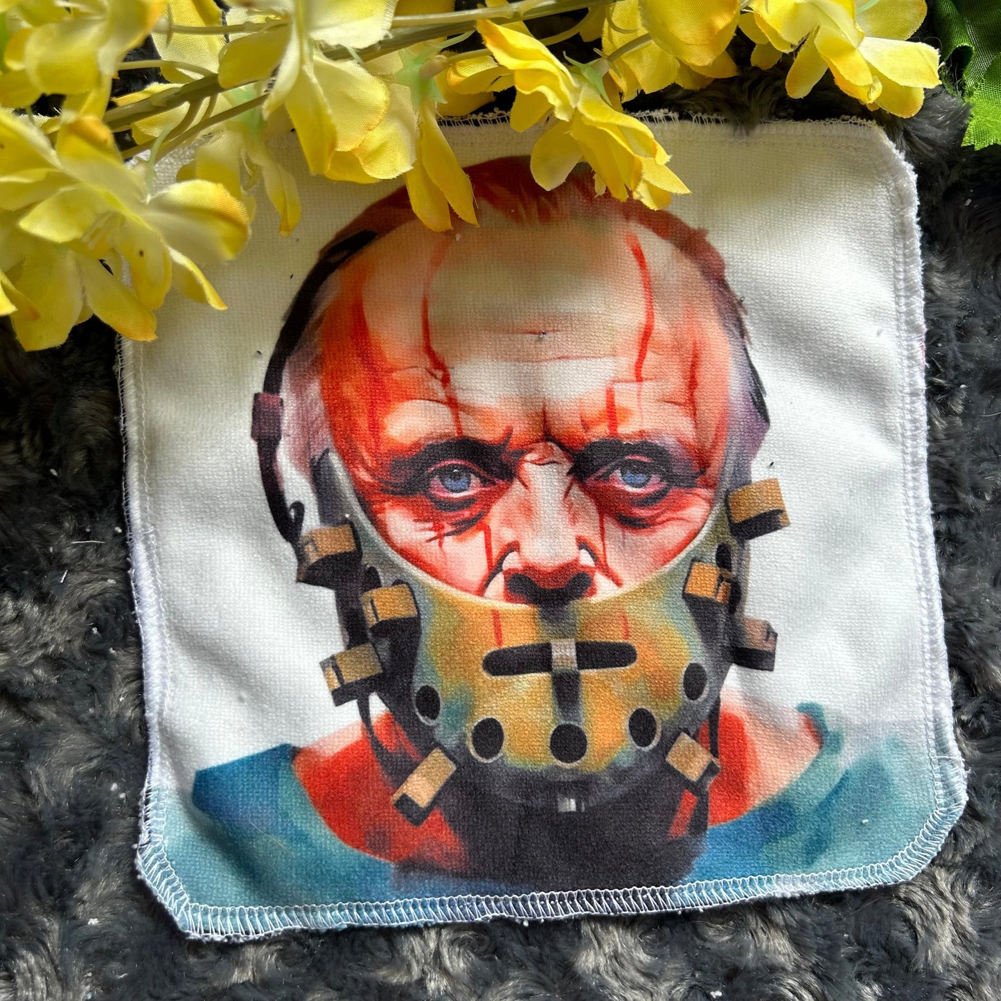 Débarbouillette personnage tueur Halloween