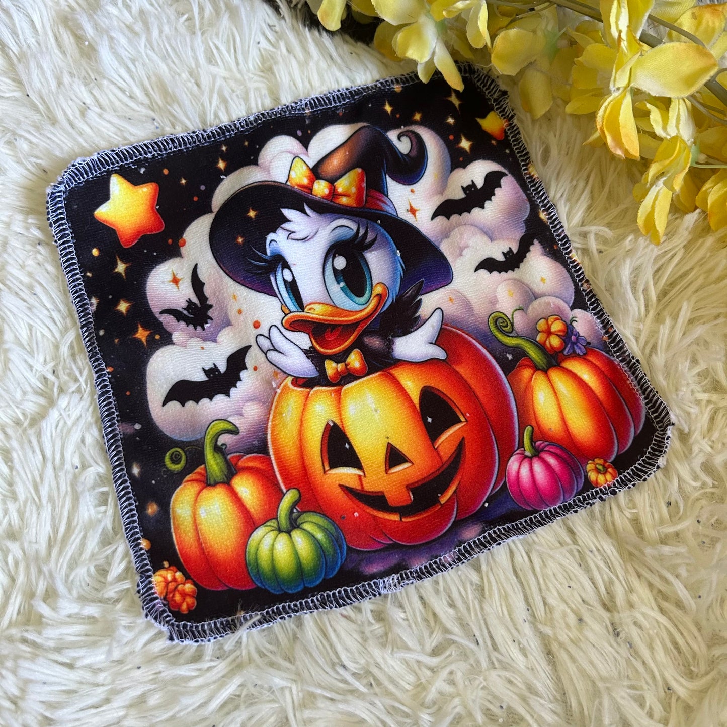Débarbouillette personnage Halloween