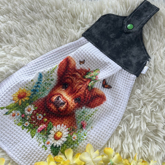 Serviette de four vache