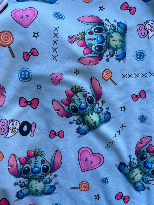 Serviette hygiénique lavable exclusif personnage bleu Halloween dbp