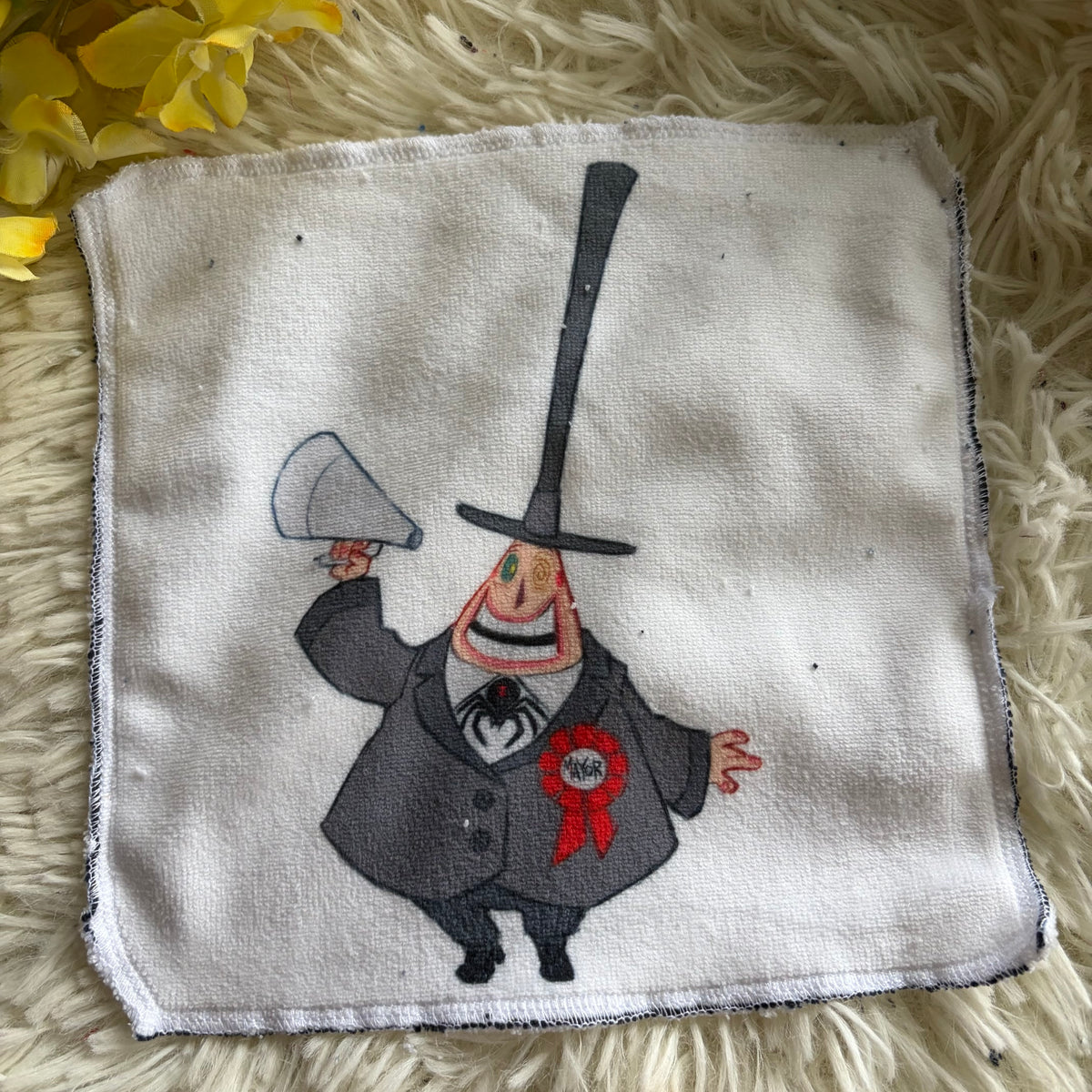 Débarbouillette personnage Halloween jack