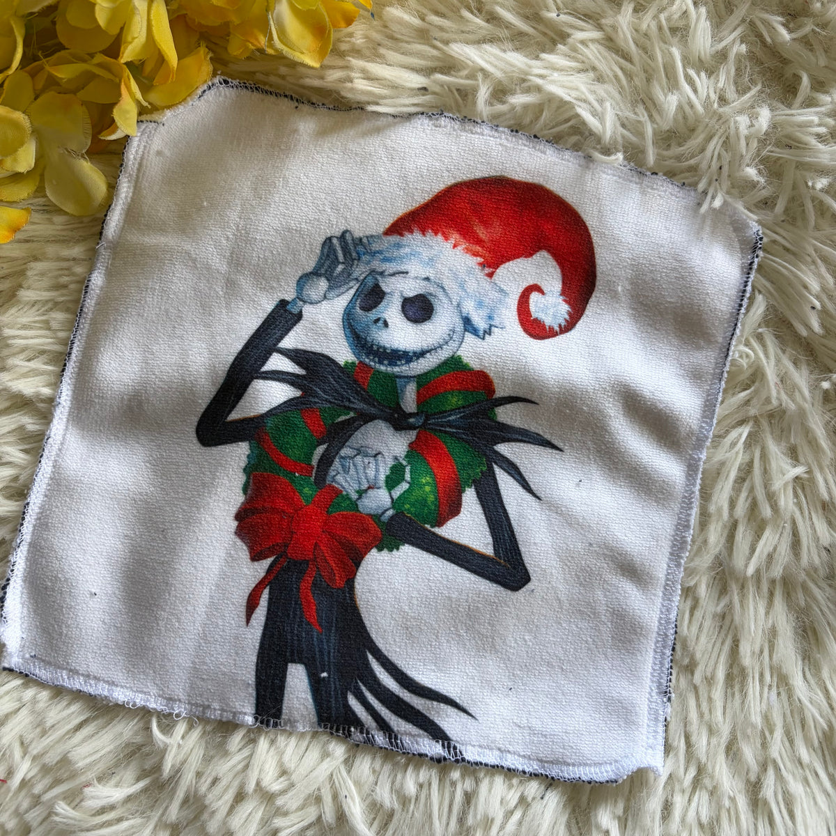 Débarbouillette personnage Halloween jack