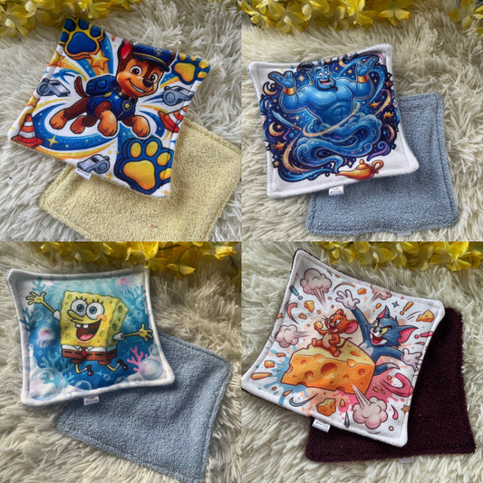 Débarbouillette premium personnage