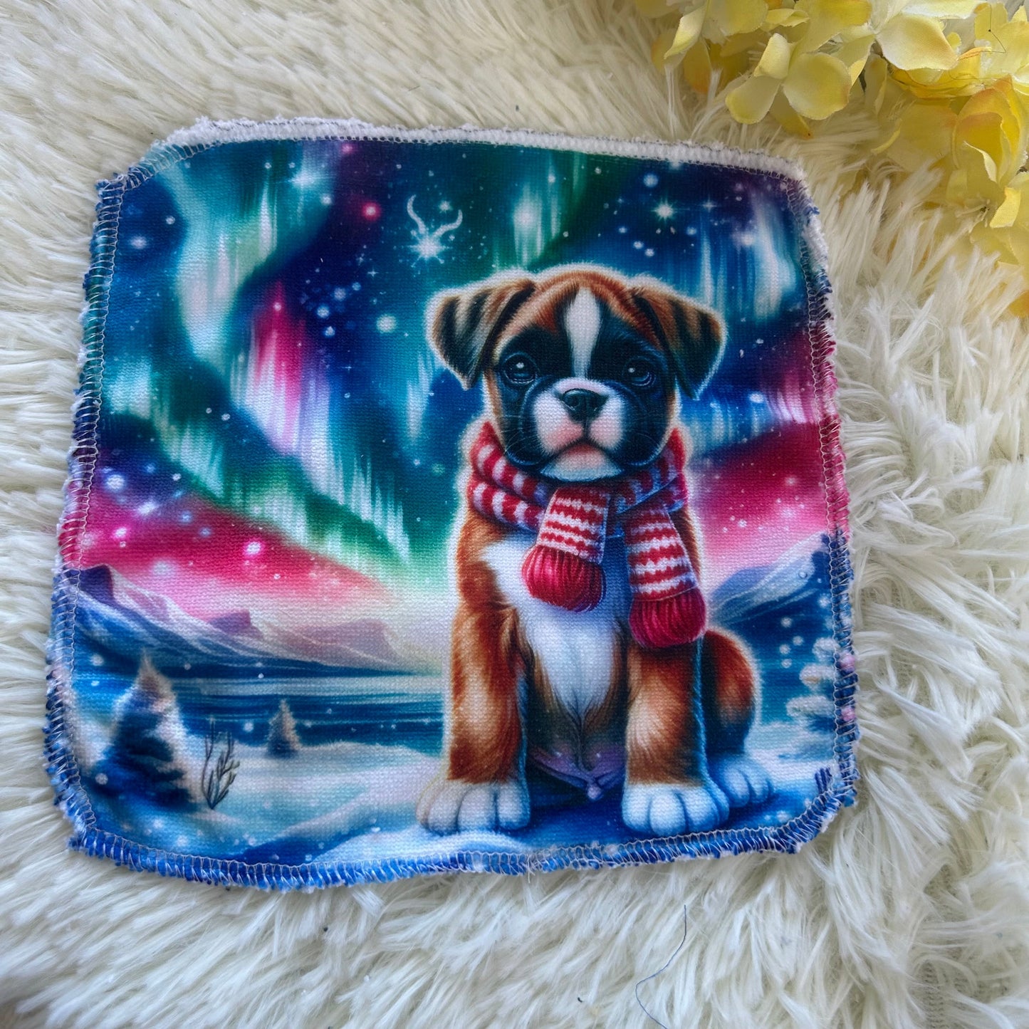 Débarbouillette chien hivers