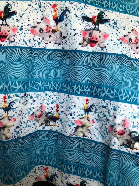 Serviette hygiénique lavable poule cochon dbp