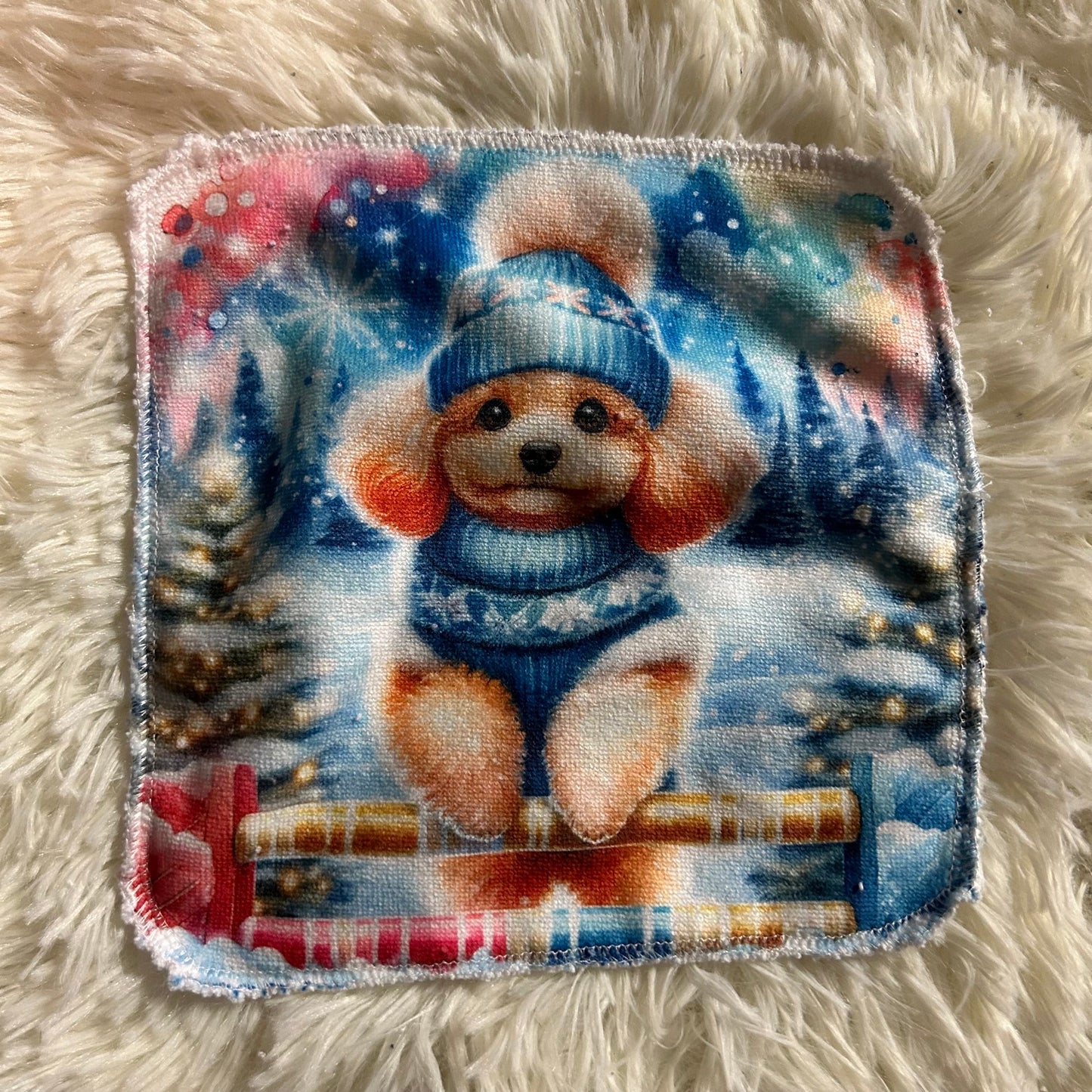 Débarbouillette chien hivers