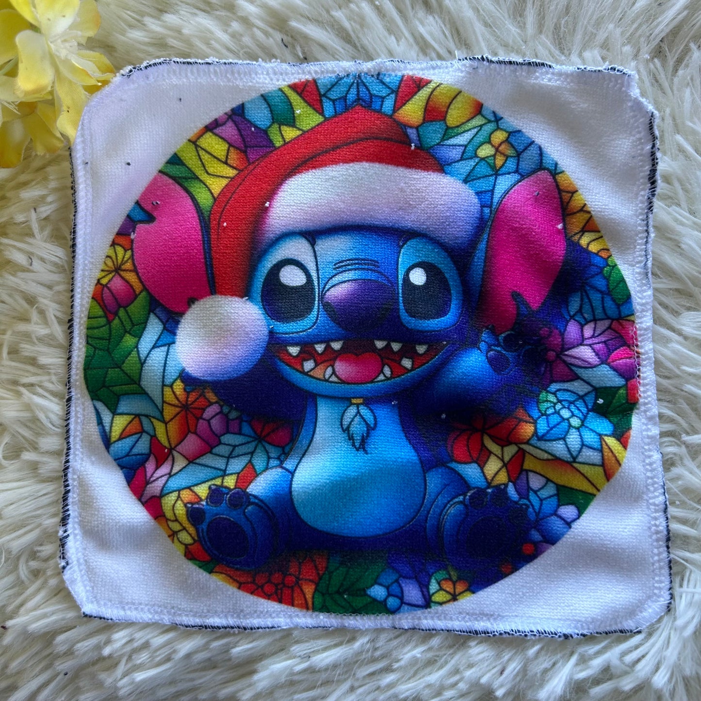 Débarbouillette personnage noel