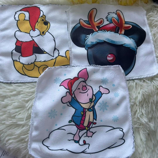 Débarbouillette personnage Noel