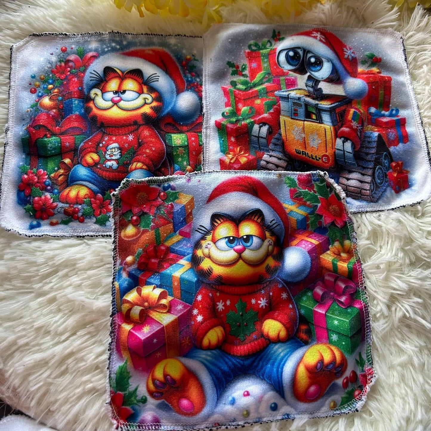 Débarbouillette personnage Noel