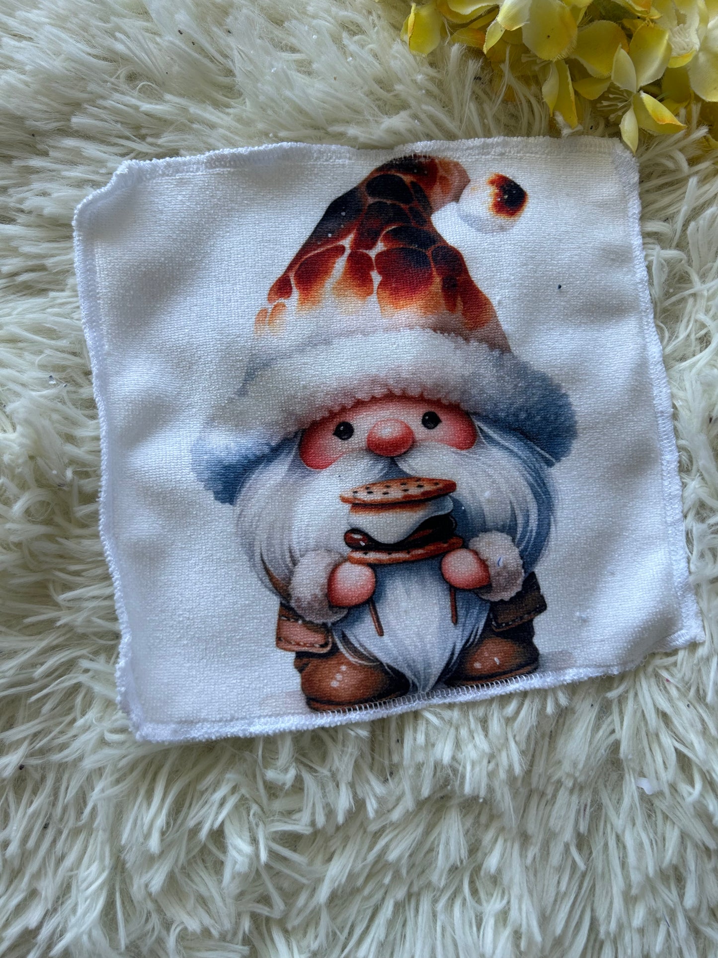 Débarbouillette gnomes smores