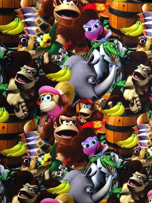 Serviette hygiénique lavable singe Lycra