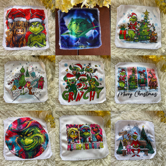 Débarbouillette personnage noel