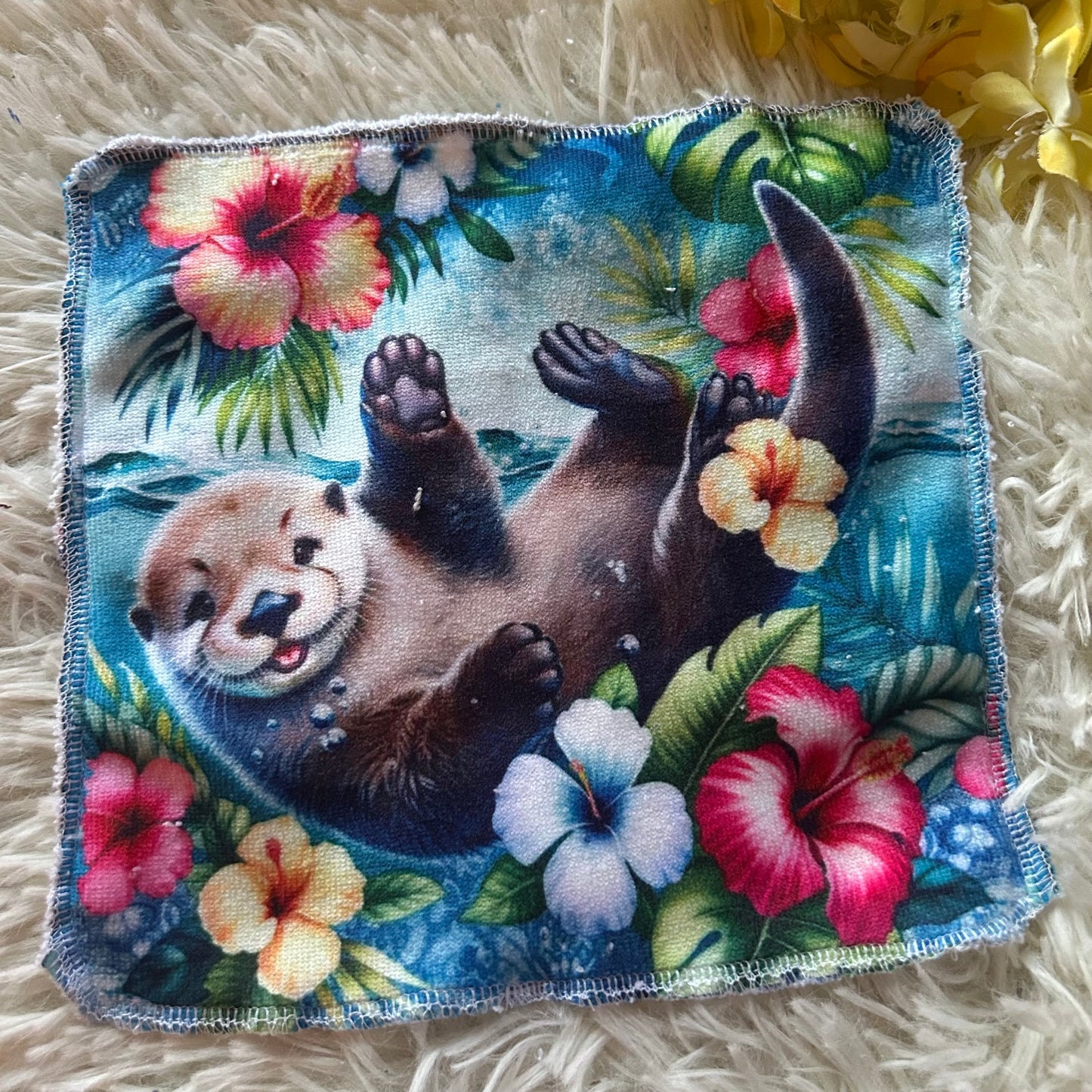 Débarbouillette loutre