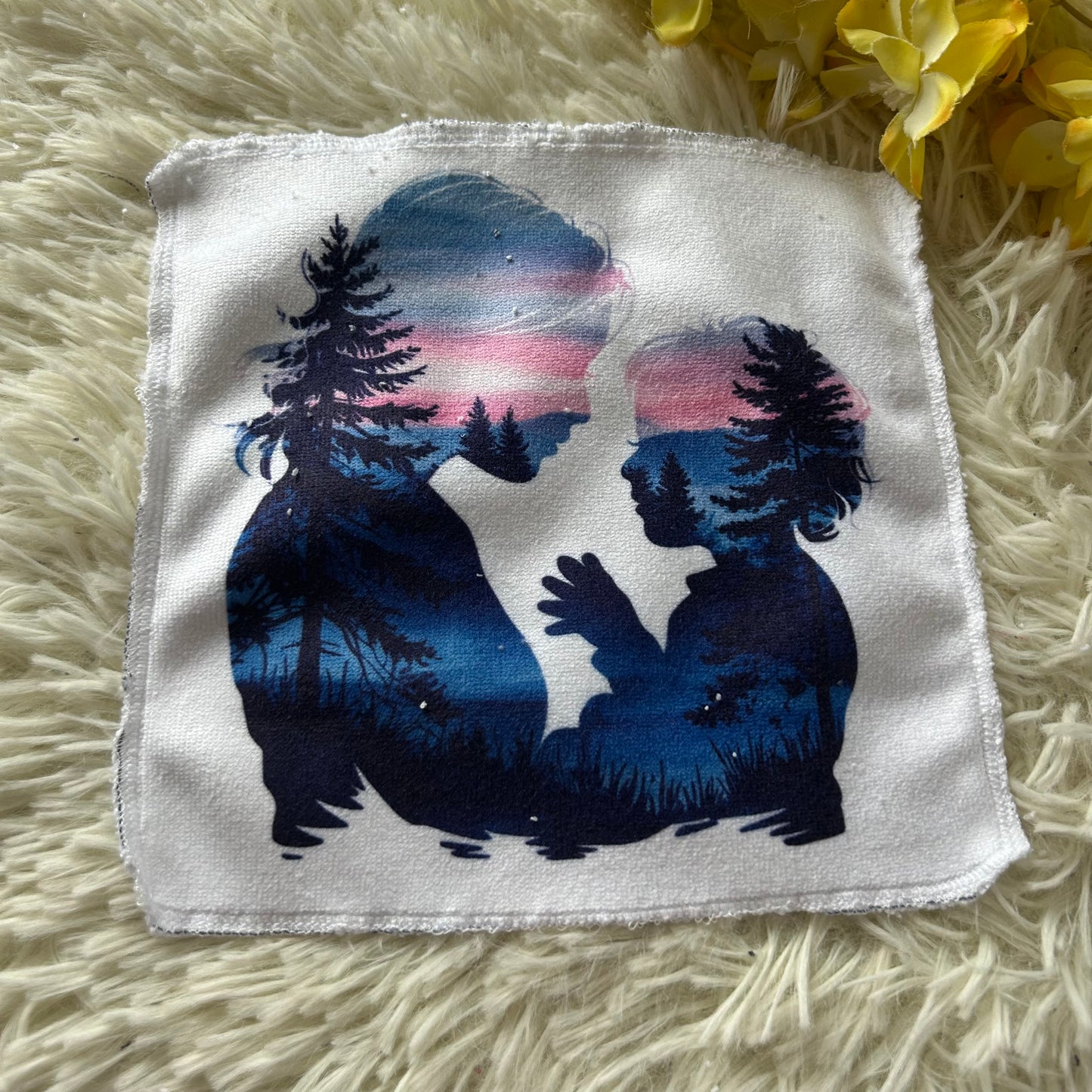 Débarbouillette maman