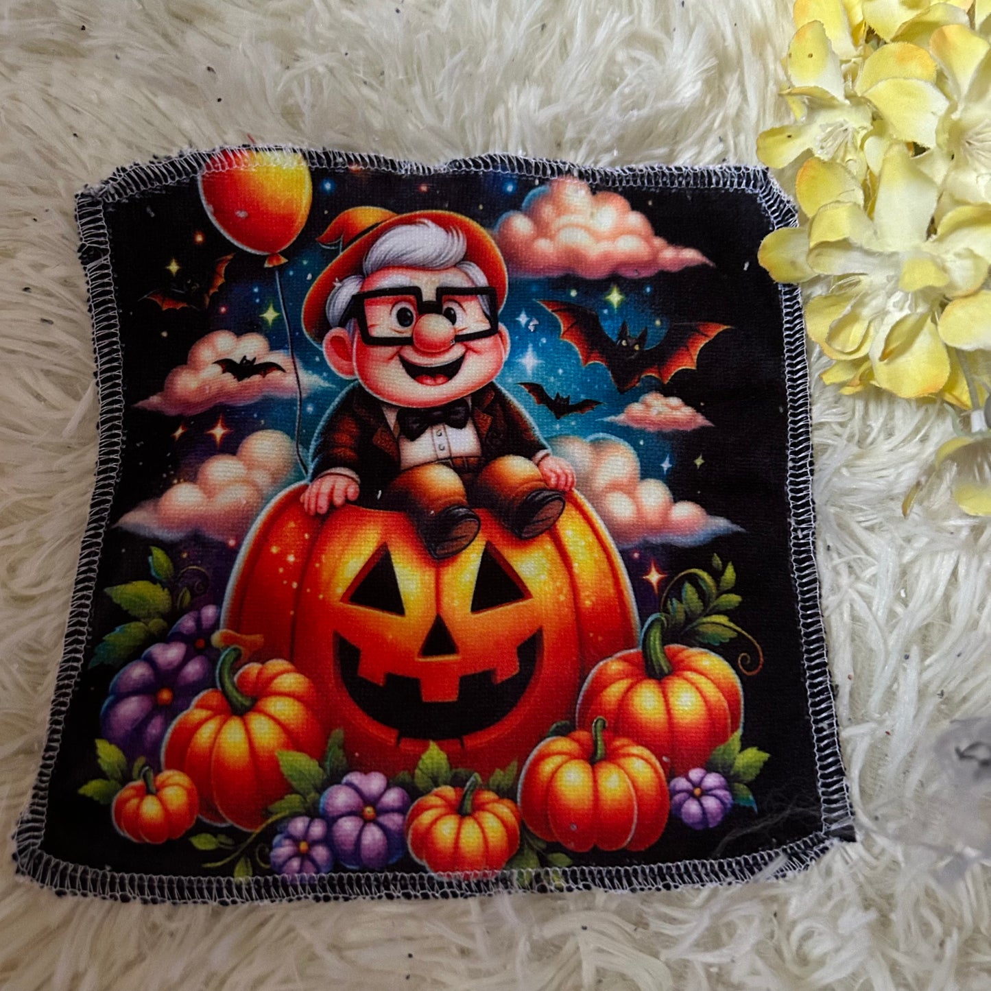 Débarbouillette personnage Halloween