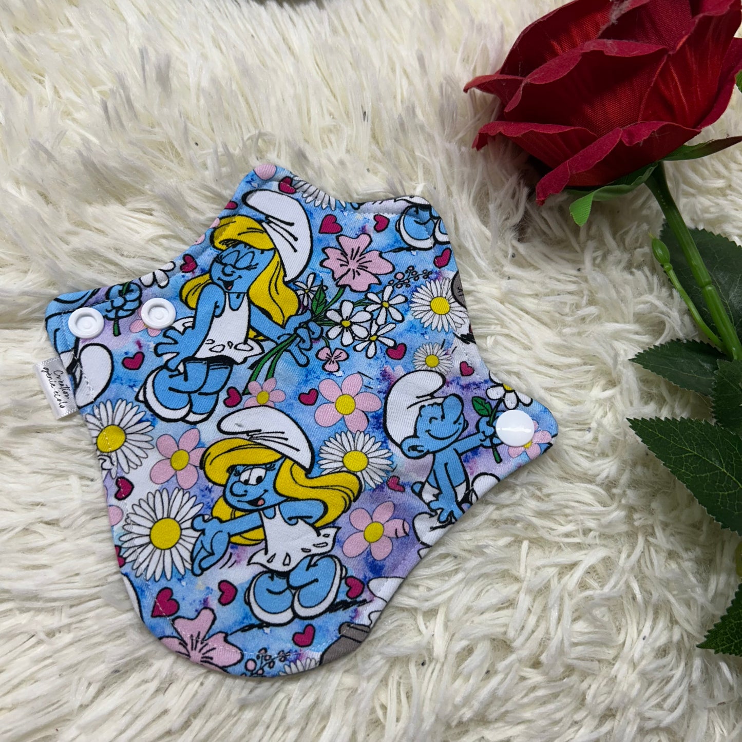 Protège dessous amour personnage bleu