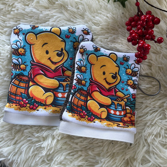 Mitaine de bain ourson