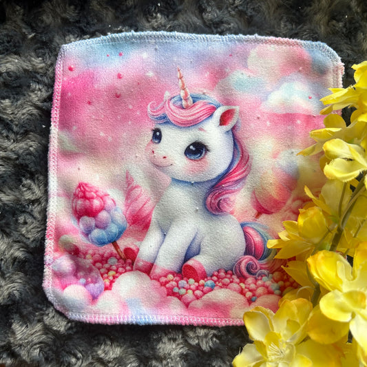 Débarbouillette licorne