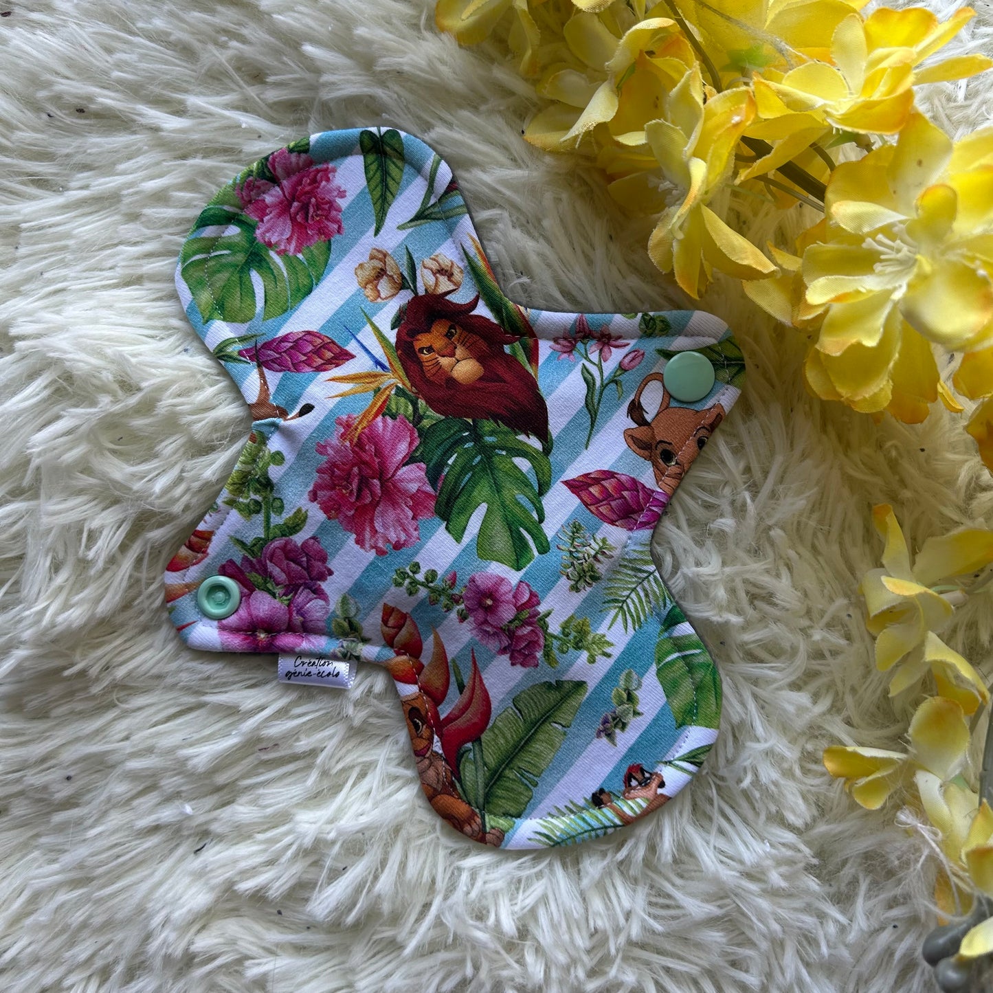 Serviette hygiénique 7” lion