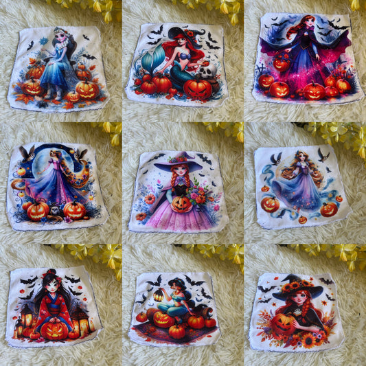 Débarbouillette princesse Halloween