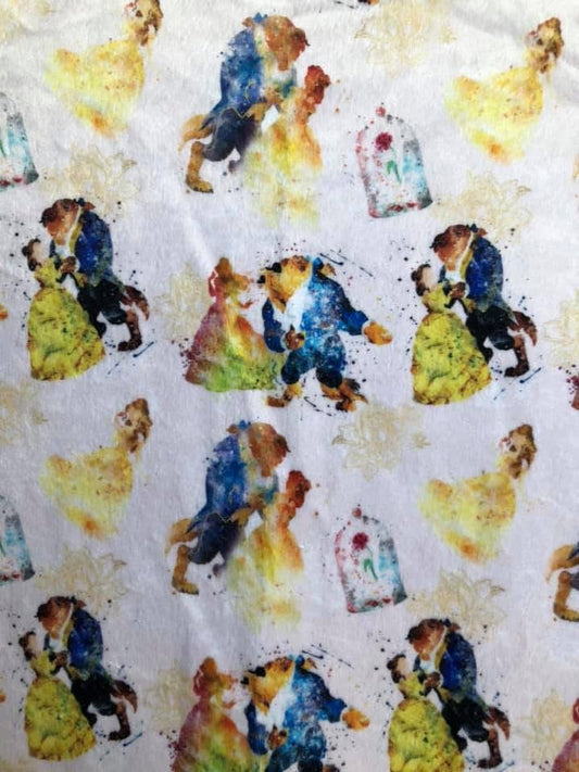 Serviette hygiénique lavable princesse minky