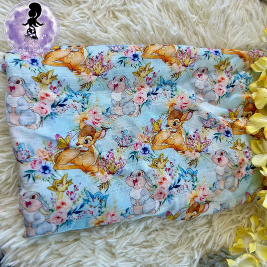 Mousseline de coton cerf