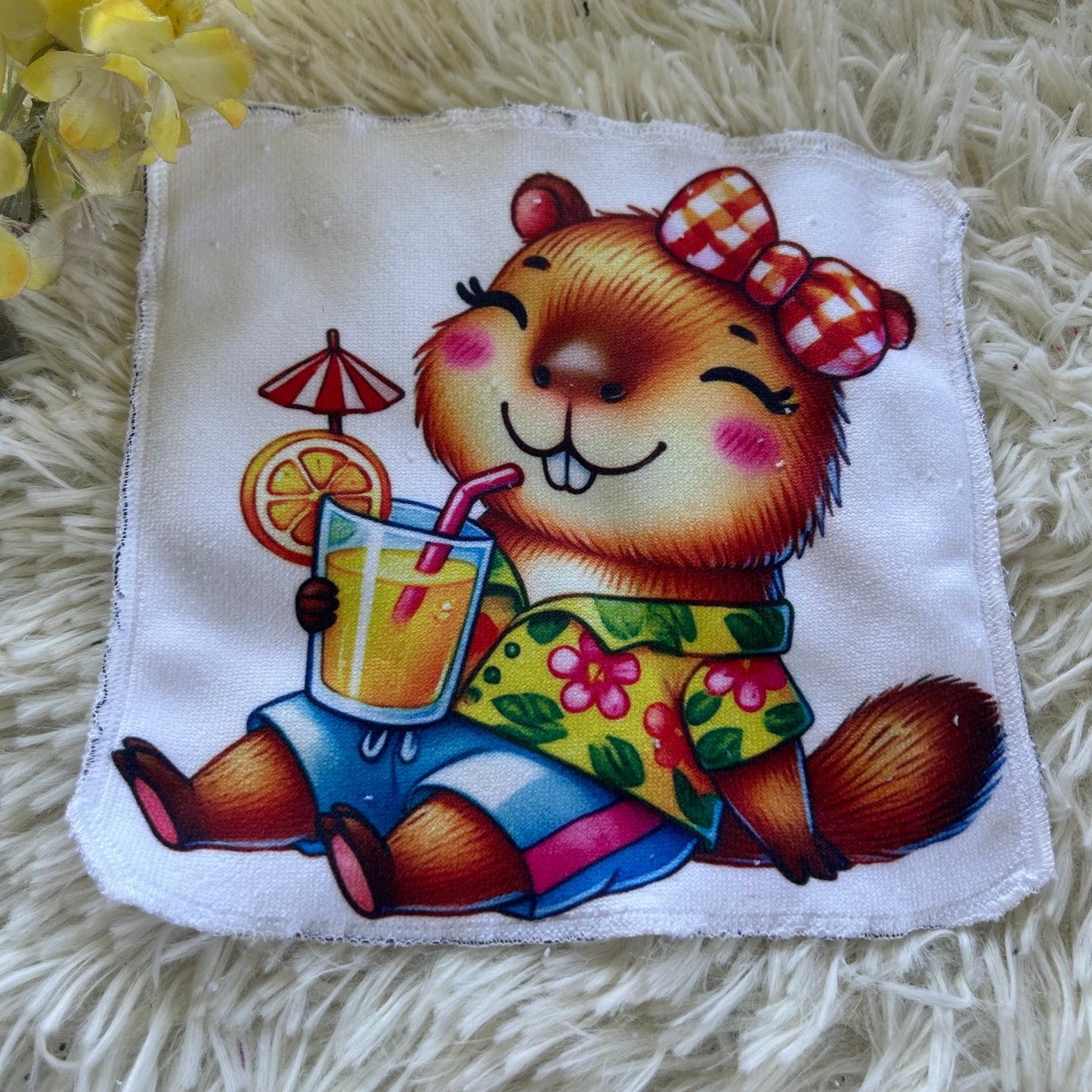 Débarbouillette capybarah