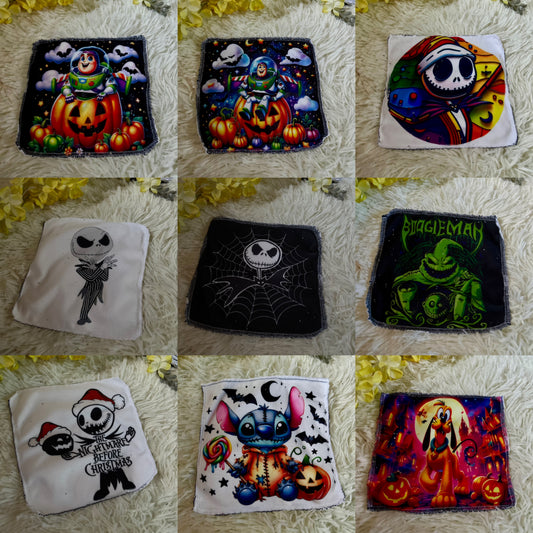 Débarbouillette personnage Halloween