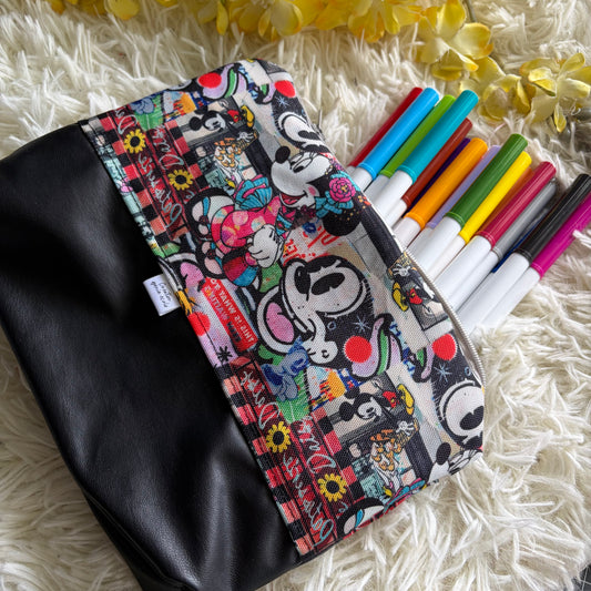 Trousse de crayon / maquillage souris
