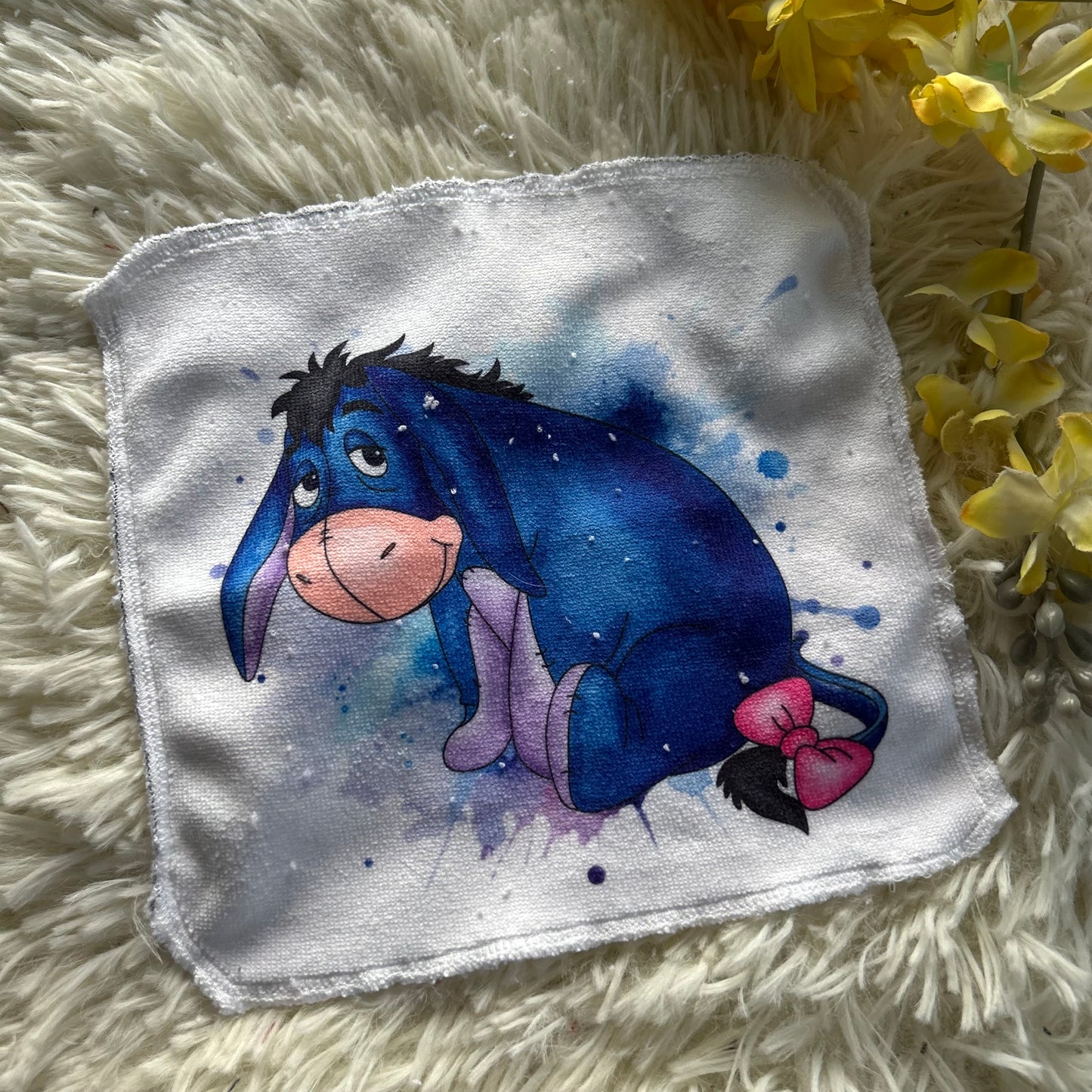 Débarbouillette personnage  ourson lion
