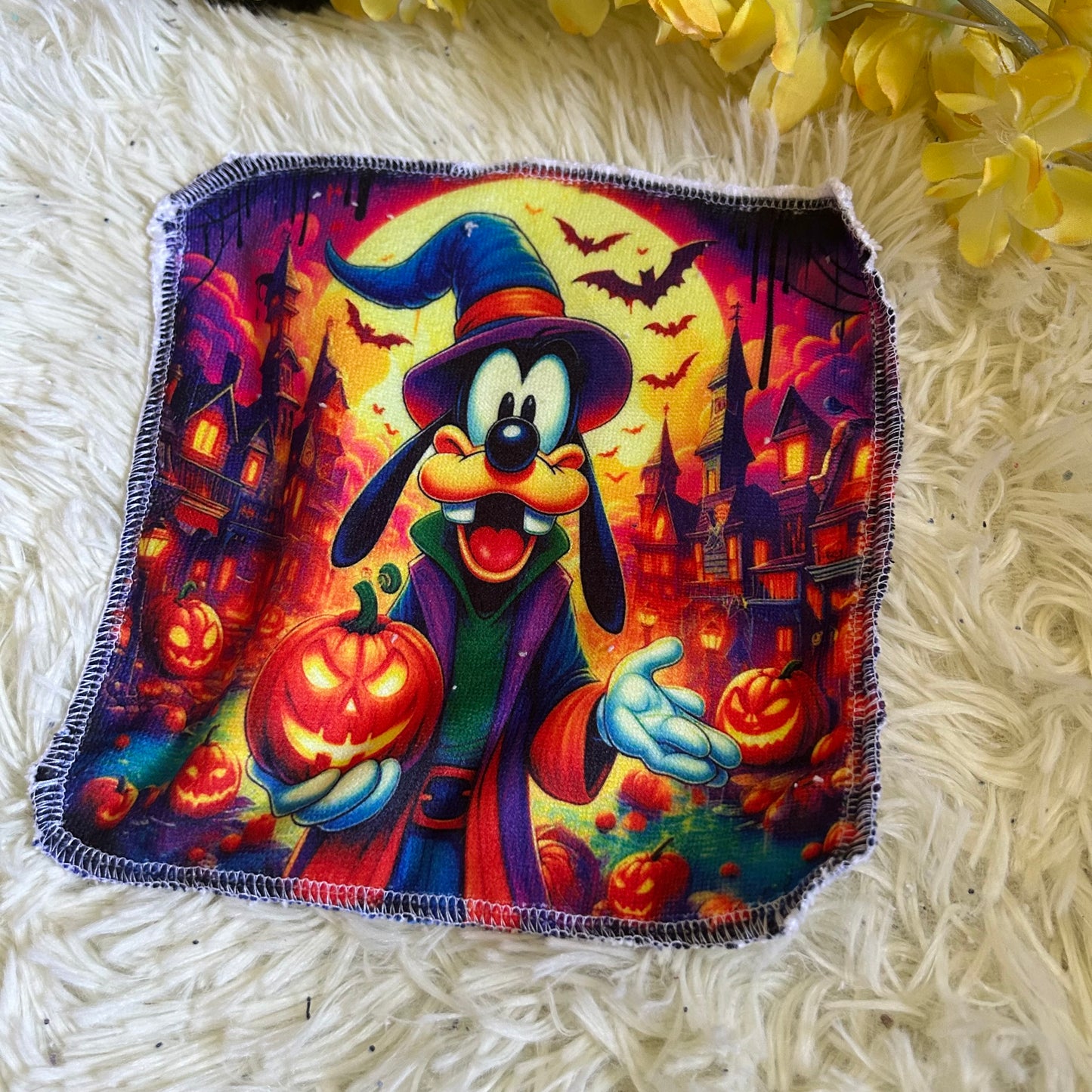 Débarbouillette personnage Halloween