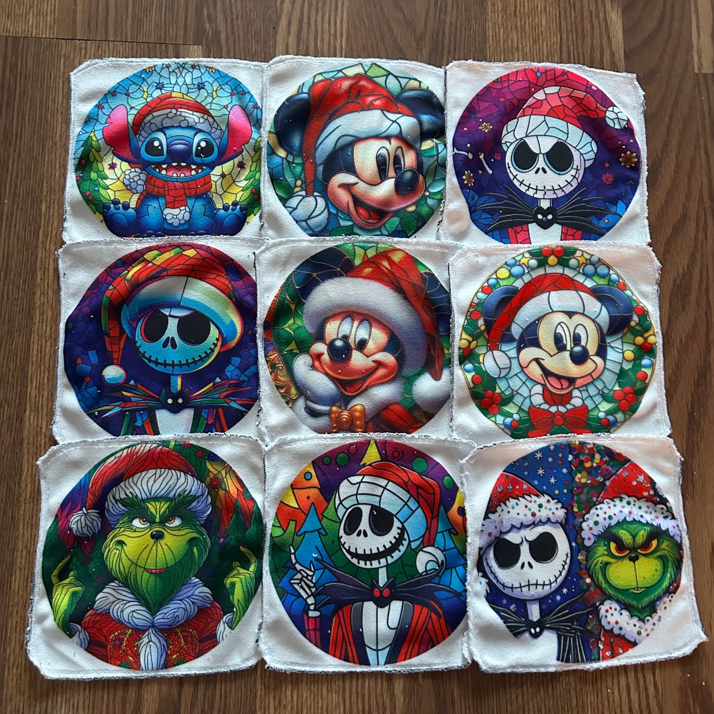 Débarbouillette personnage populaire noel