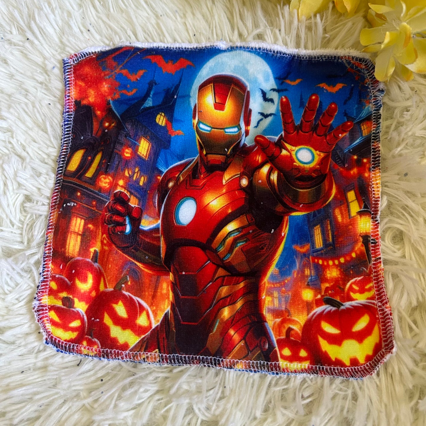 Débarbouillette personnage Halloween