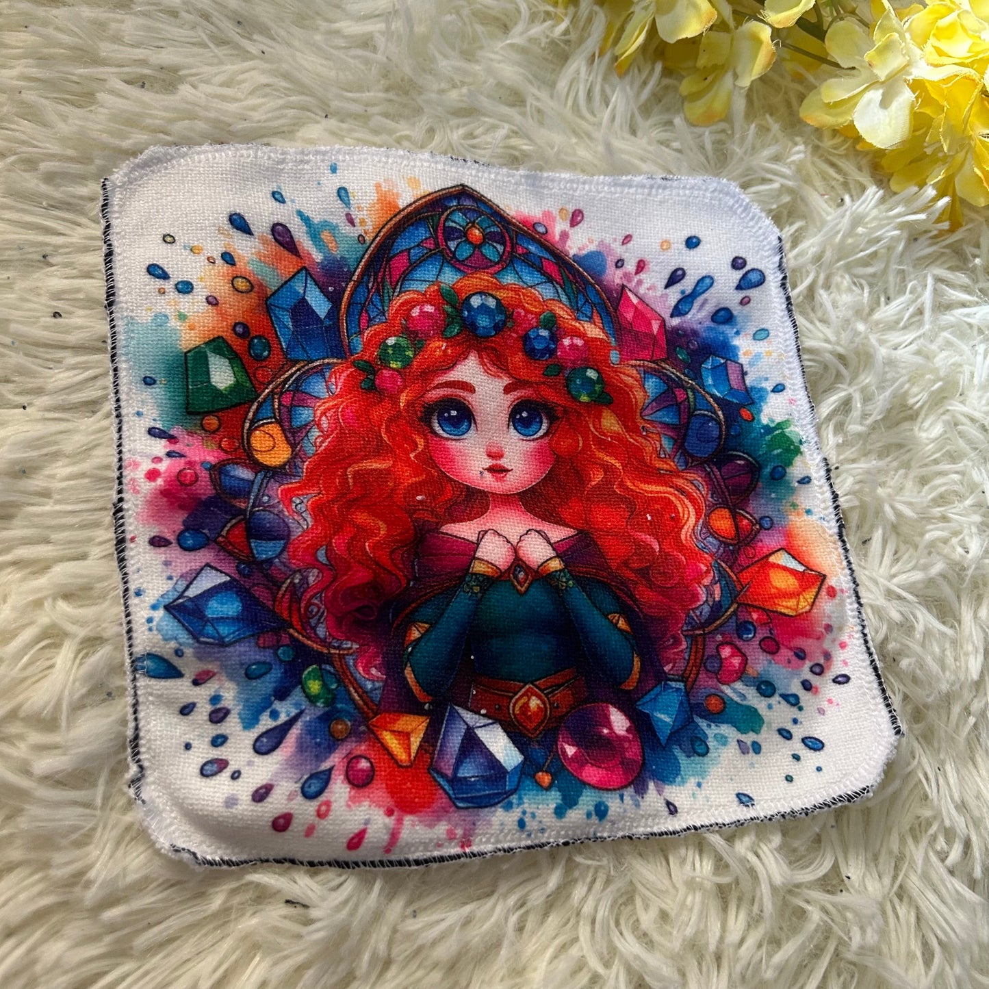 Débarbouillette princesse