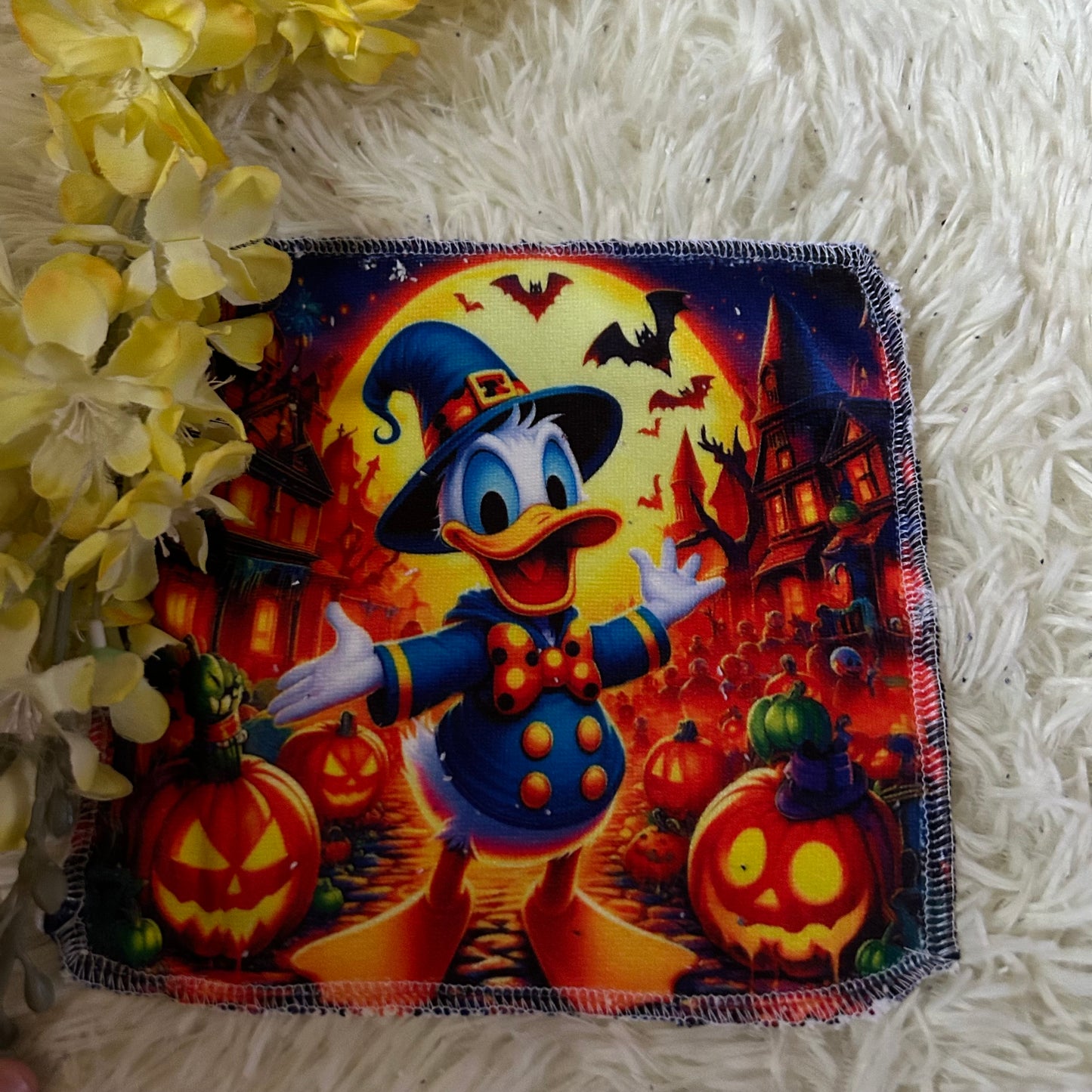 Débarbouillette personnage Halloween