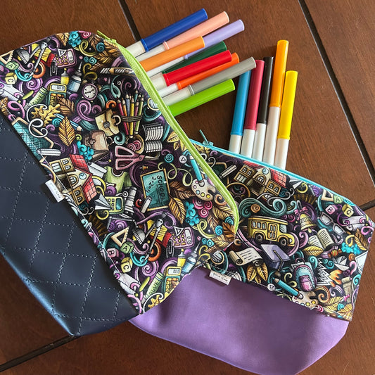 Trousse de crayon / maquillage école prof