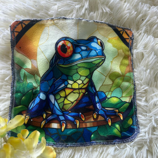 Débarbouillette grenouille
