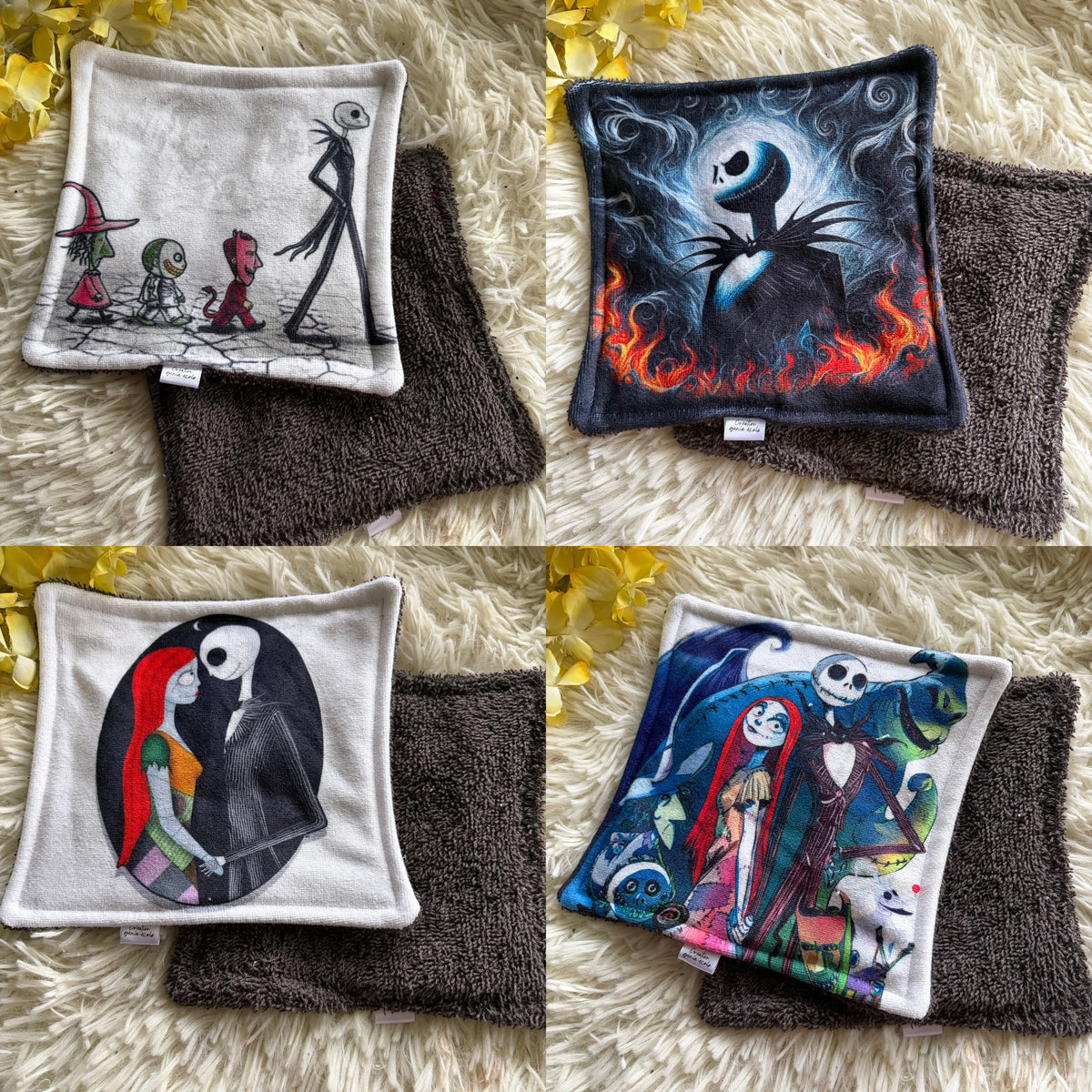 Débarbouillette premium halloween jack