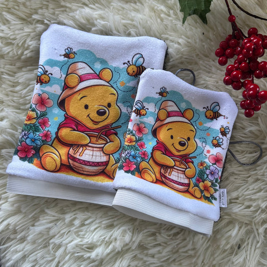 Mitaine de bain ourson