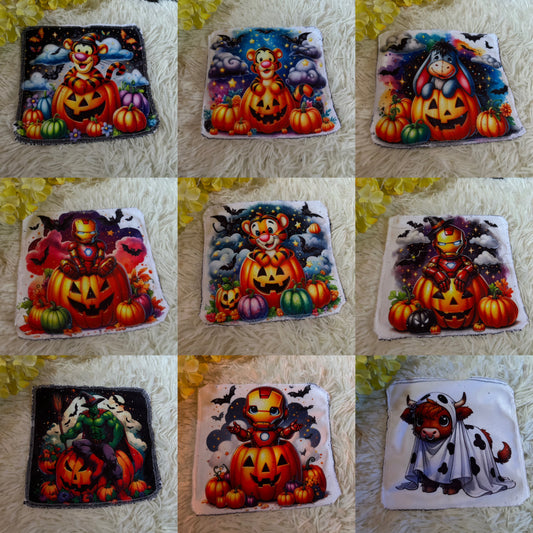 Débarbouillette personnage Halloween