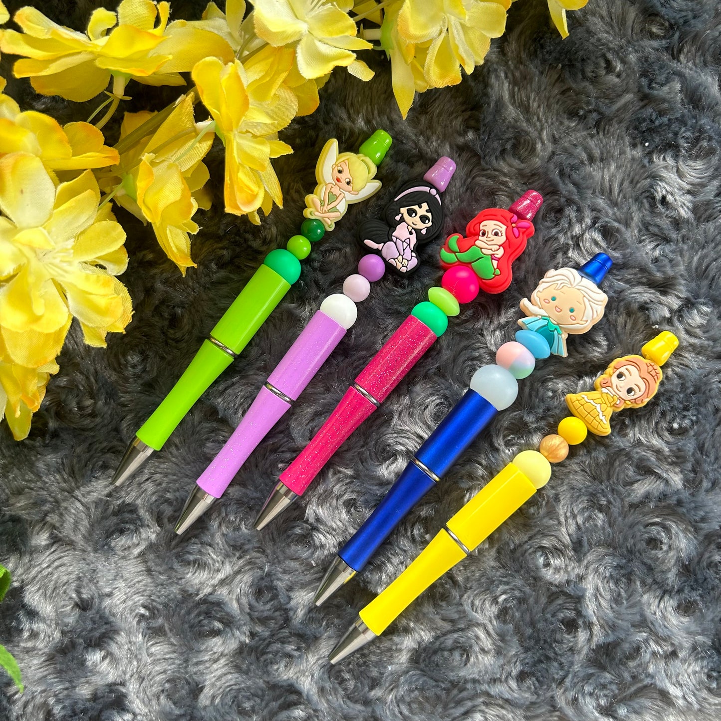 Stylo silicone princesse